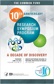 Common Fund 10th Anniversary Research Symposium Program Cover
