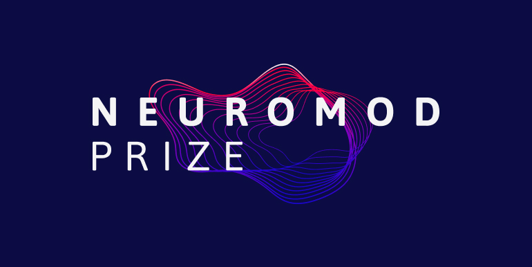 Neuromod Prize title over 3D mesh graphic