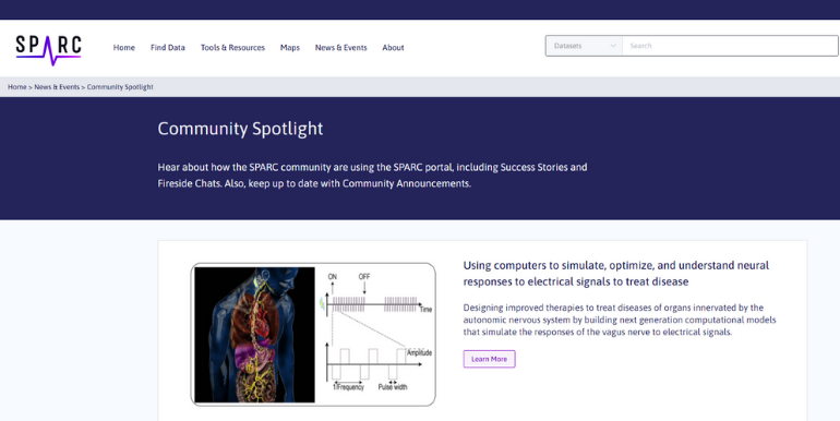 SPARC Portal Community Spotlight