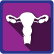 Clickable icon showing an image of the female reproductive system.