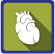 Clickable icon showing an image of the heart.