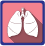 Clickable icon showing an image of the lungs.
