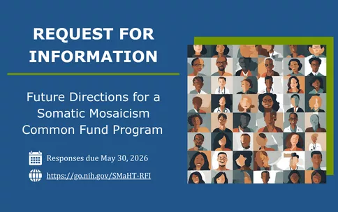 Image of a mosaic of individuals blended into a blue background graphic