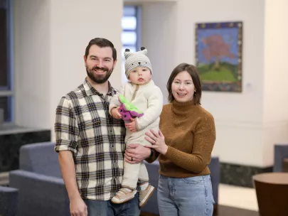 Dana Maier pictured here with her son and husband. Photo Courtesy of Dana Maier